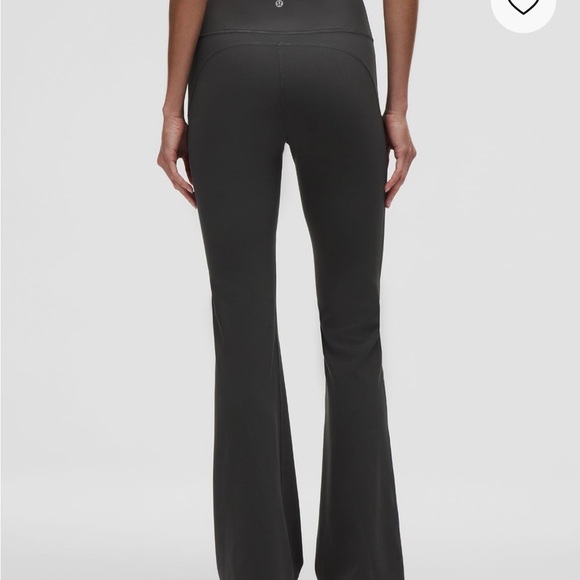 Lululemon Groove Nulu Super High Rise Flared Charcoal Legging - Picture 3 of 11